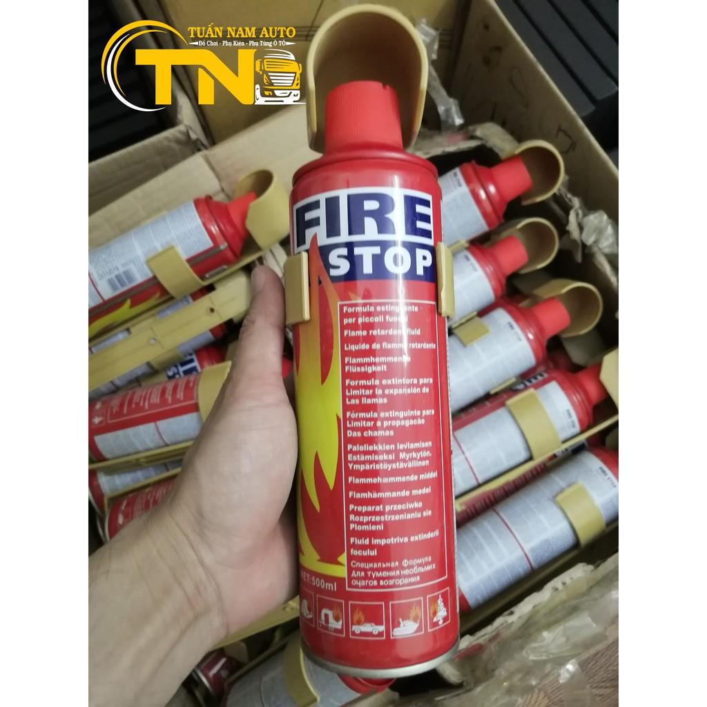 BÌNH CHỮA CHÁY CHO Ô TÔ XE HƠI XE MÁY 500ML