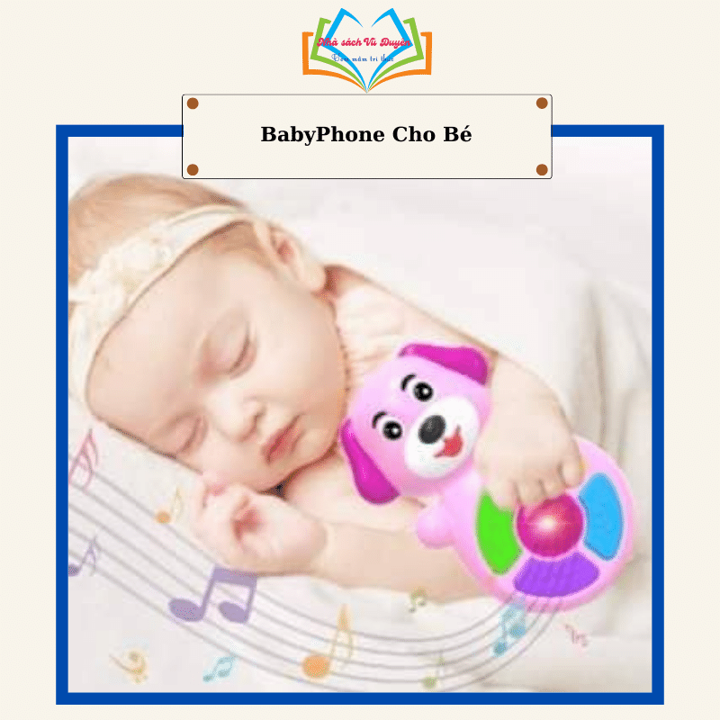 Đồ Chơi Trẻ Em - Baby Phone Antona Dành Cho Bé Từ 6 Tháng Tuổi - Có Đèn Led, Âm Thanh No.340