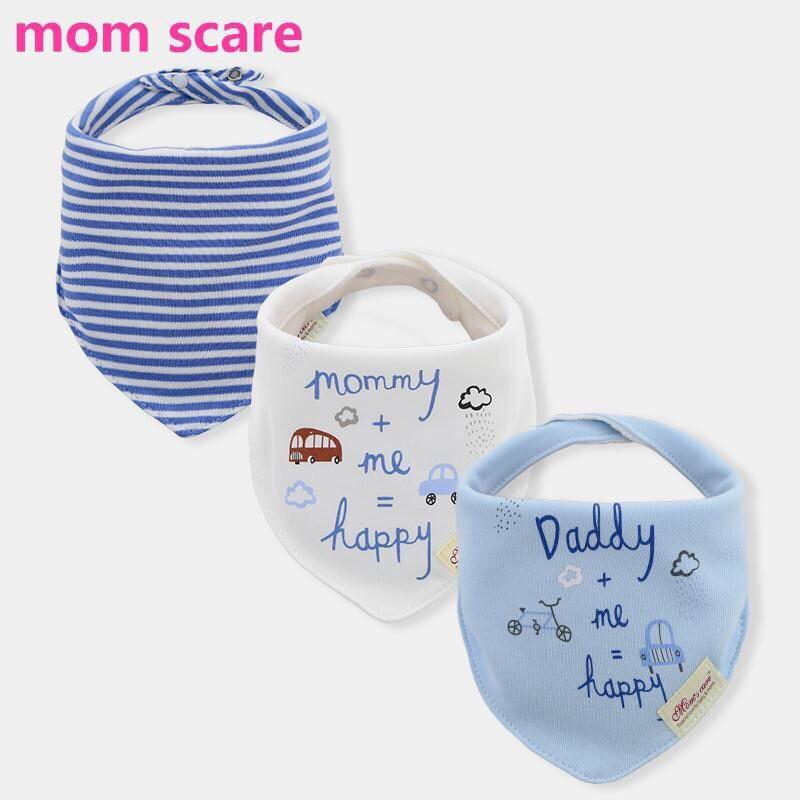 Khăn tam giác cho bé Mom's Care set 3c bé trai