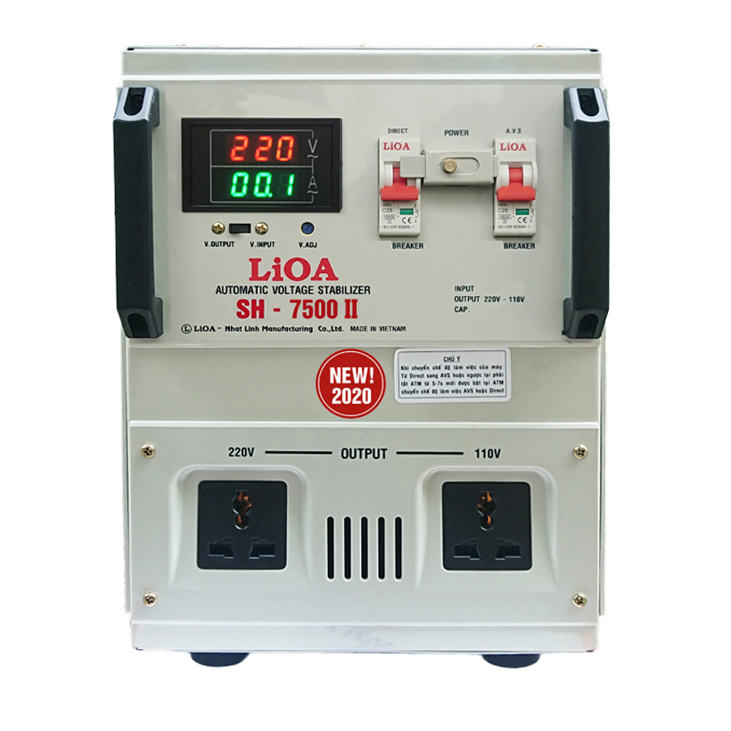 Ổn áp 1 pha LiOA SH-7500 II NEW2020