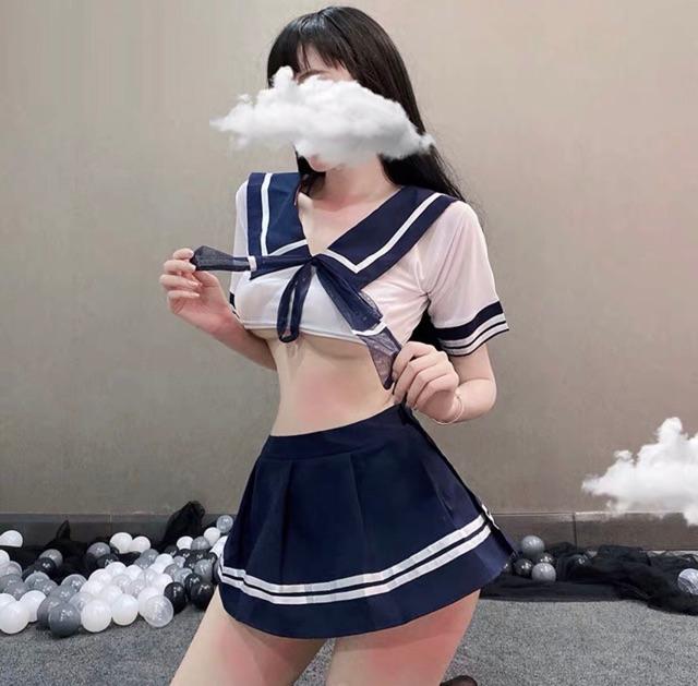 ( HÀNG CÓ SẴN ) SET VÁY NGỦ COSPLAY NỮ SINH SEXY