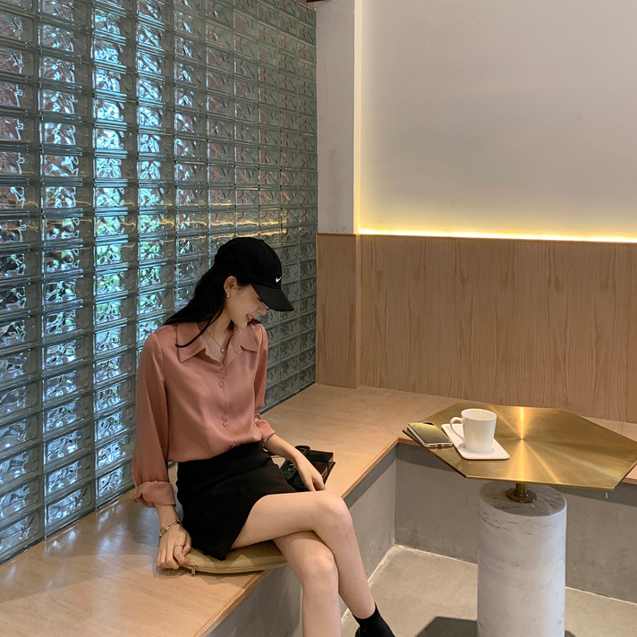 Áo Sơ Mi Công Sở Nữ Trơn Vải Lanh - Lụa Dài Tay Phong Cách Hàn Quốc Sang Trọng JD41