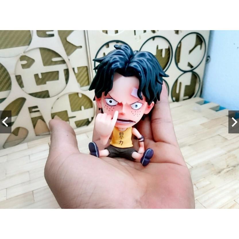 Mô hình One Piece - Mô hình Ace chibi cực kì nét màu đậm loại 1