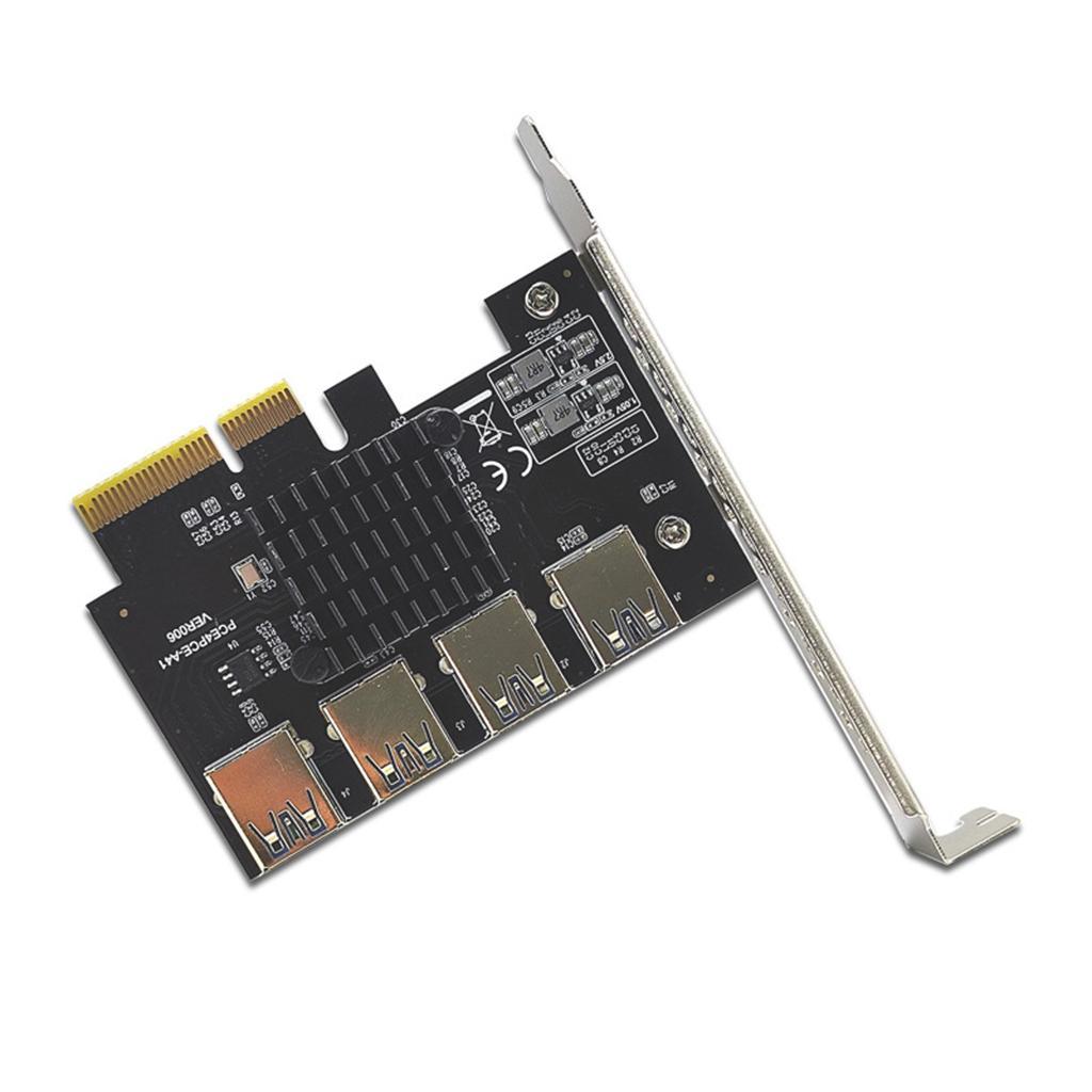Pci-E 4x to 16x Riser Card 4x to 4 Pci-E   Expansion Card Board