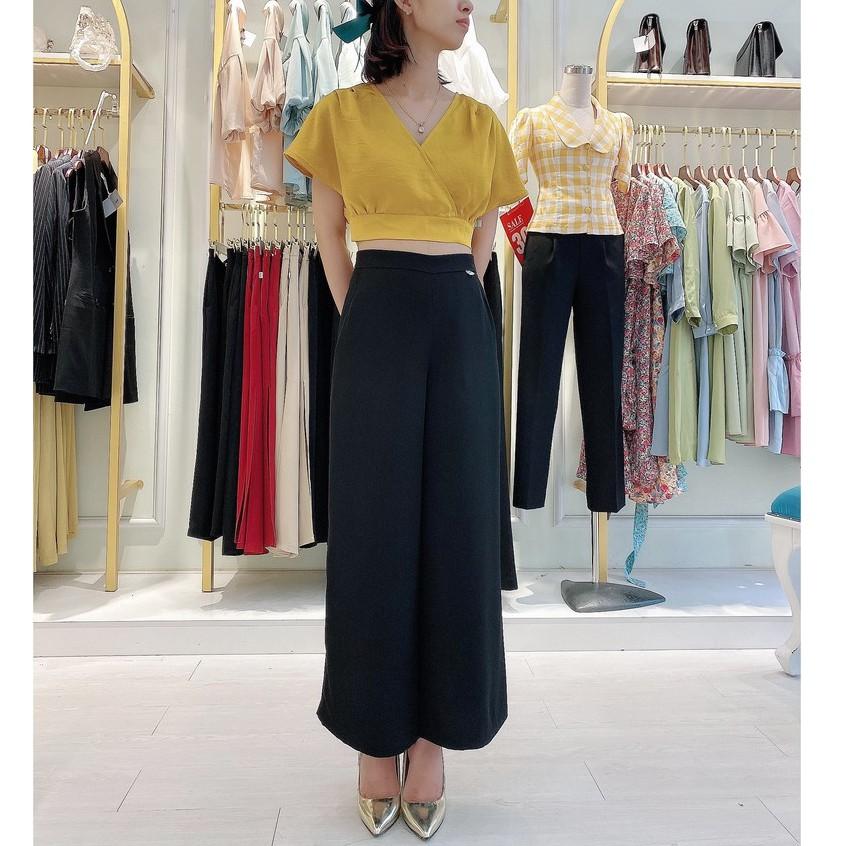 Quần Culottes Ống rộng cạp cao BY AGUST DESIGN