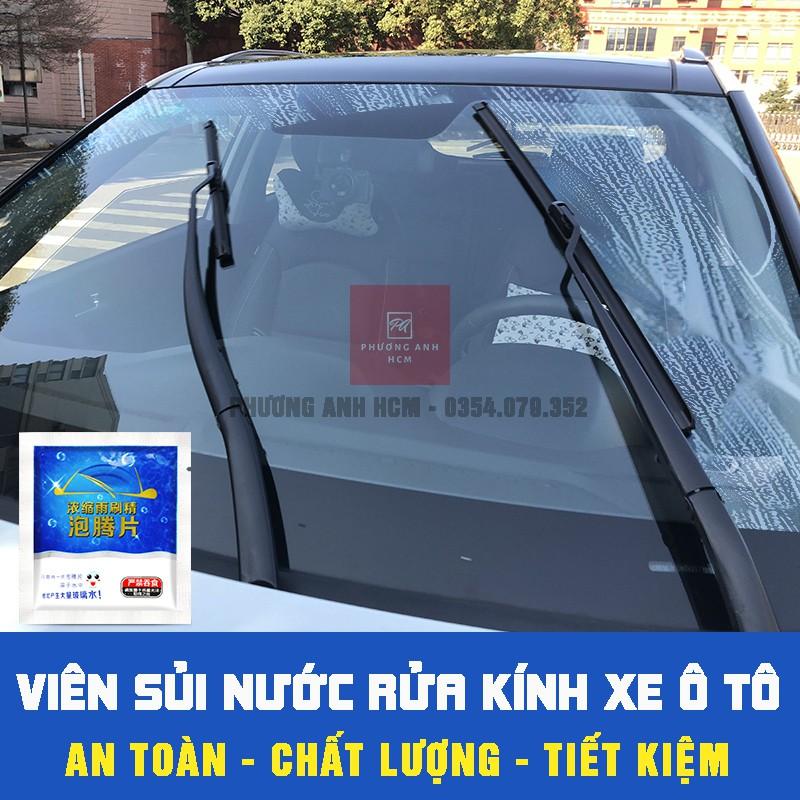 Viên Sủi Rửa Kính Xe Ô Tô, Xe Hơi Siêu Sạch (1 Viên)