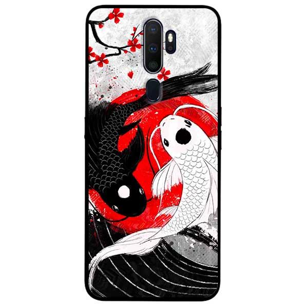 Ốp lưng dành cho Oppo A5 2020 - A9 2020 - Cá Chép Đen Trắng