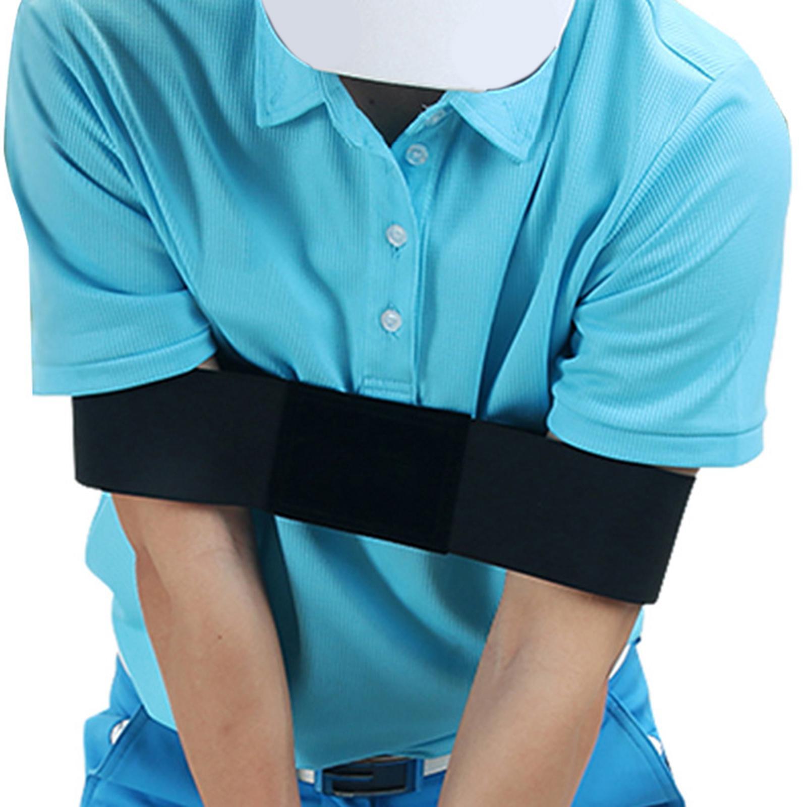 Swing Correcting Arm Band, Swing Correcting Tool, Golf , Portable Golf Swing Trainer Elastic Bands for Women Men Golfer Beginner
