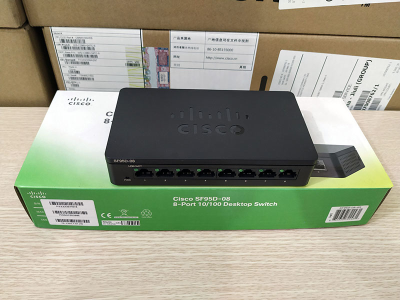 Bộ chia mạng Cisco SG95D-08 SMB 95 Series 8 Ports Gigabit 1000 Mbps Unmanaged Switch - Hàng nhập khẩu