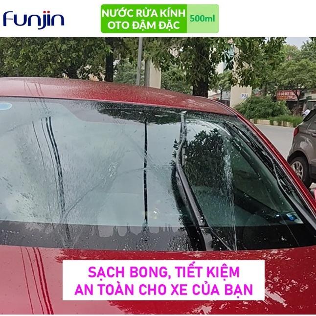 Nước rửa kính ô tô đậm đặc Funjin chính hãng, Tỷ lệ pha 1:100