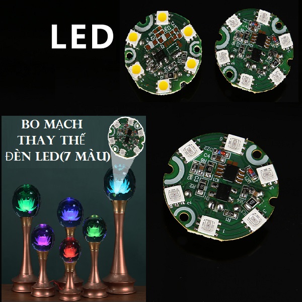 Dành cho đèn Bo Mạch Đèn Led 7 màu