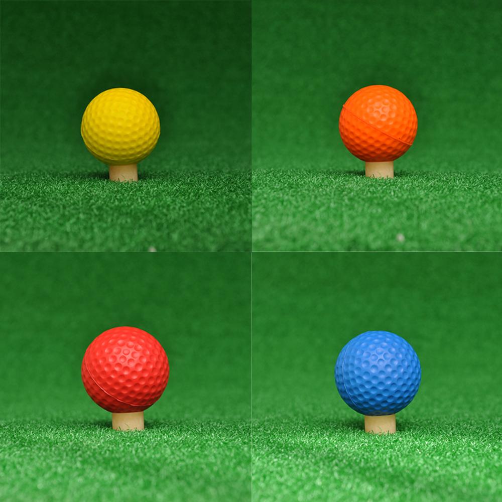 5PCS/Đặt bóng golf pu thực hành trong nhà thực hành bọt biển đu dây bài tập bóng huấn luyện trong nhà đào tạo bóng golf