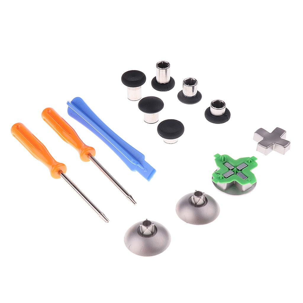 Metal D-Pad Buttons Set Mod Kit With Screwdrivers For One Elite