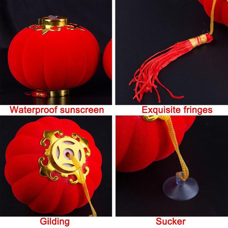 Set 30 lồng đèn nhỏ treo trang trí năm mới