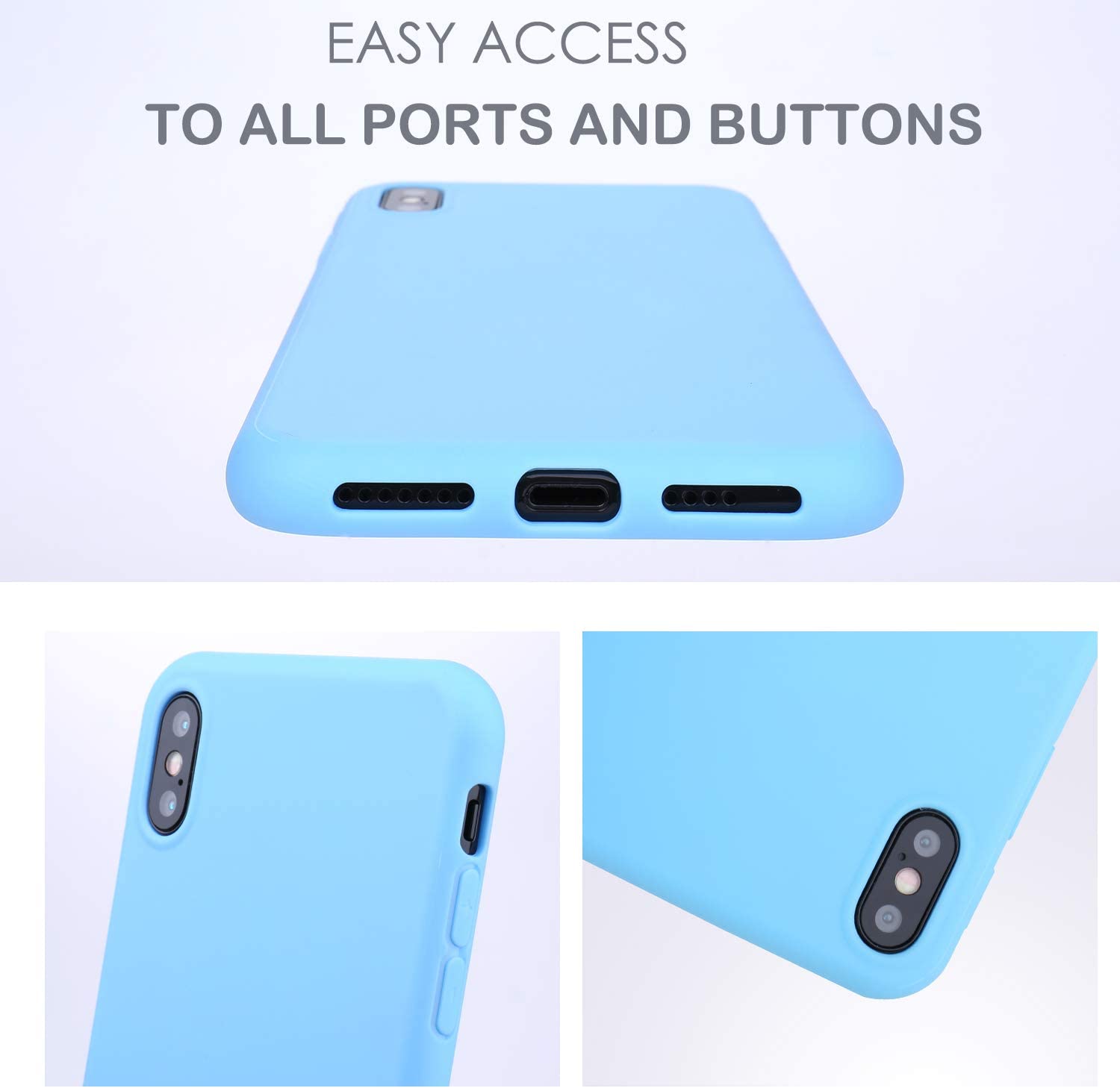 Ốp lưng silicon case chống sốc cho iPhone XS Max chống bám bẩn siêu mỏng mịn hiệu HOTCASE vật liệu cao cấp, dễ lau chùi - hàng nhập khẩu