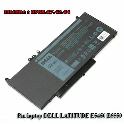 Pin dùng cho laptop DELL LATITUDE E5450 E5550 E5570 7.6V 62WH