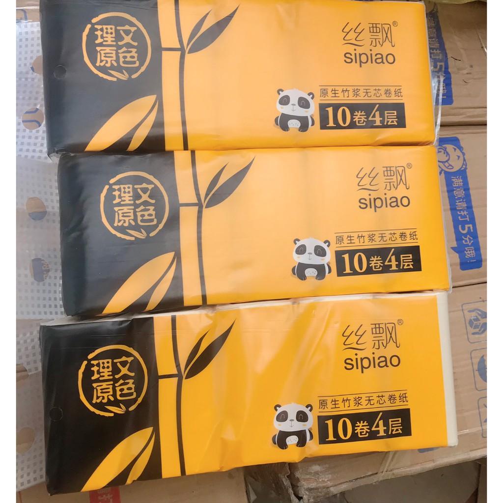 BỊCH 10 CUỘN GIẤY VỆ SINH GẤU TRÚC SIPIAO