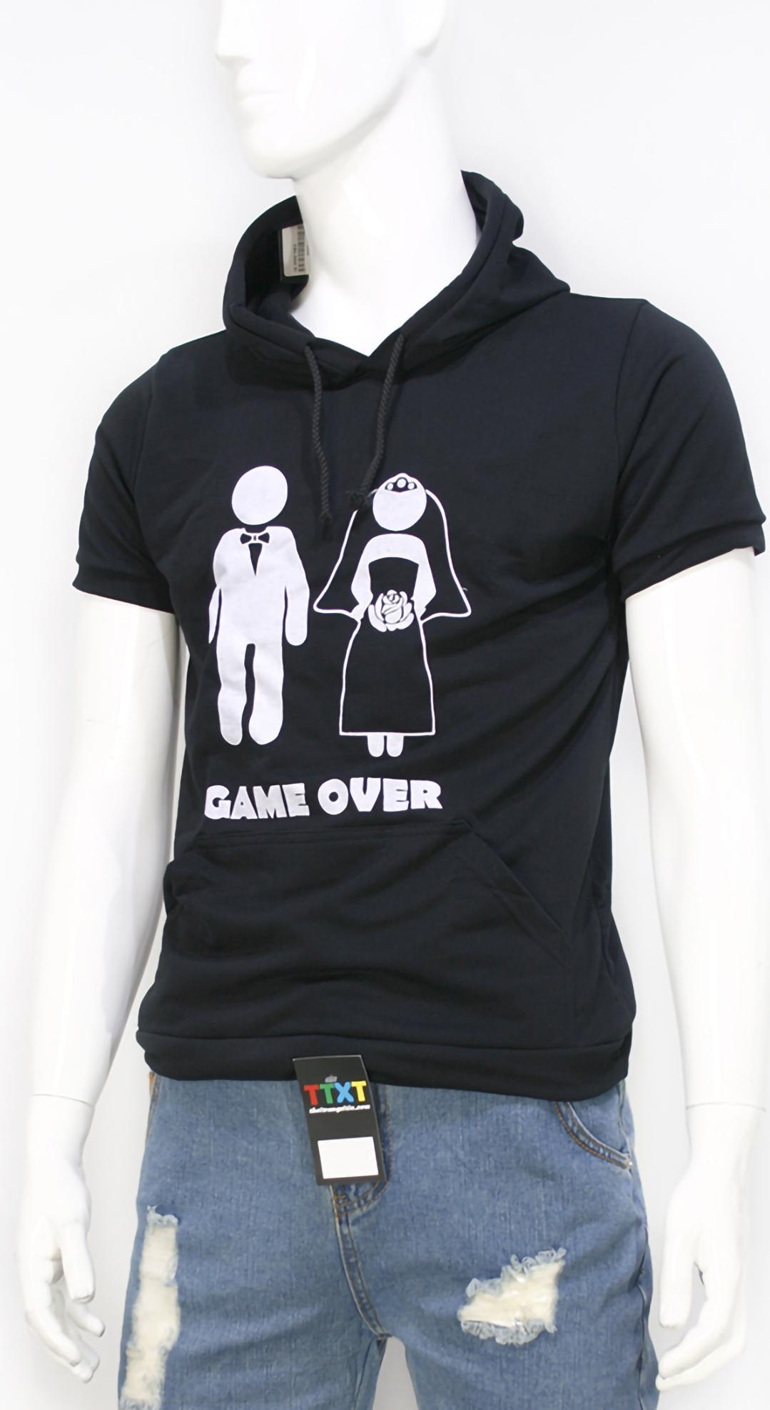 Áo thun nam game over Mã: NT1022 - ĐEN