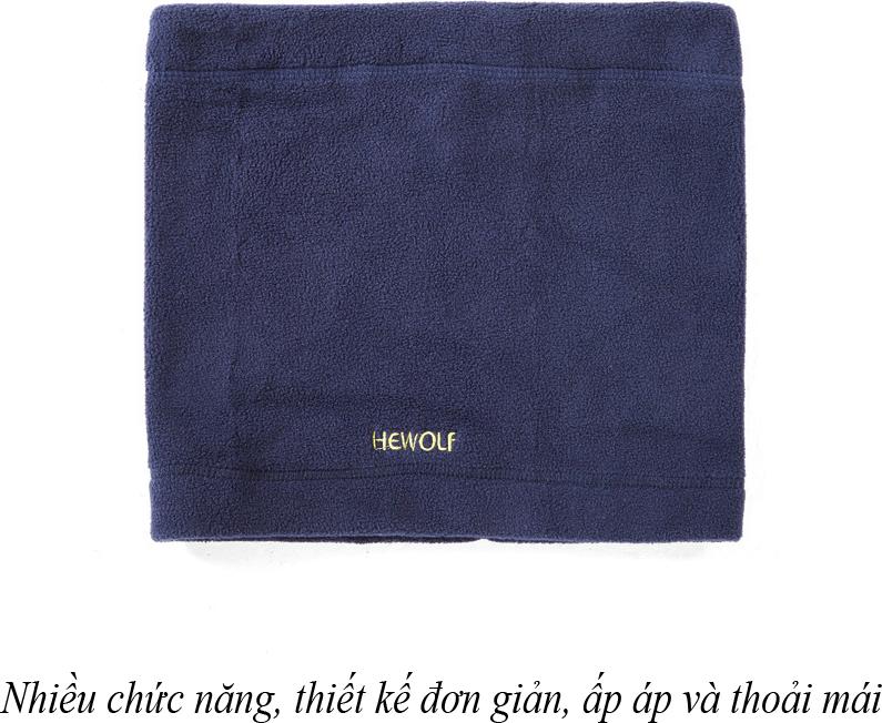 Khăn quàng cổ Khăn choàng cổ Khăn len Khăn ống Khăn len ống mùa đông đi phượt Hewolf 1668 hàng chính hãng dành cho cả nam và nữ