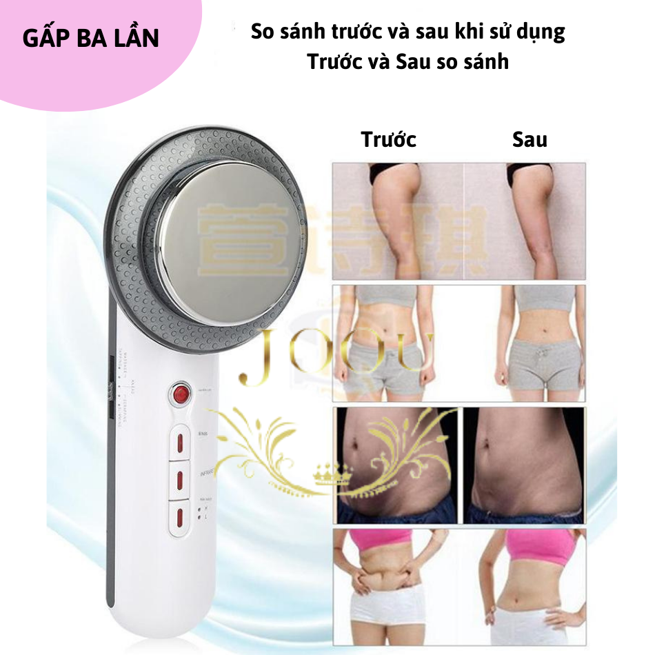 Máy Massage Bụng Sóng Siêu Âm Hồng Ngoại EMS JOOU FJ324 6 trong 1