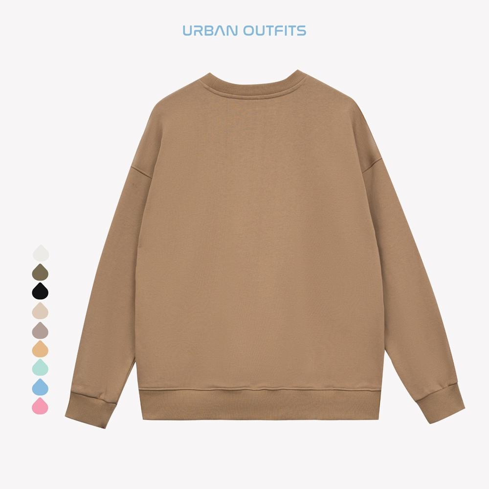 Áo Sweater Form Rộng URBAN OUTFITS Kiểu Trơn SWO100 ver 2.0 Thun Cotton French Terry 350GSM Local Brand