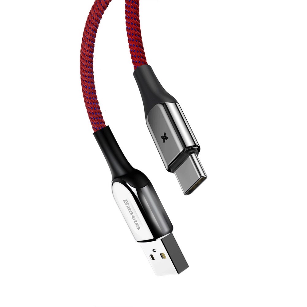 Cáp sạc nhanh & Sync Data Baseus X-Shaped Light Type C cho Samsung/ Oppo/ Xiaomi - Hàng Chính Hãng