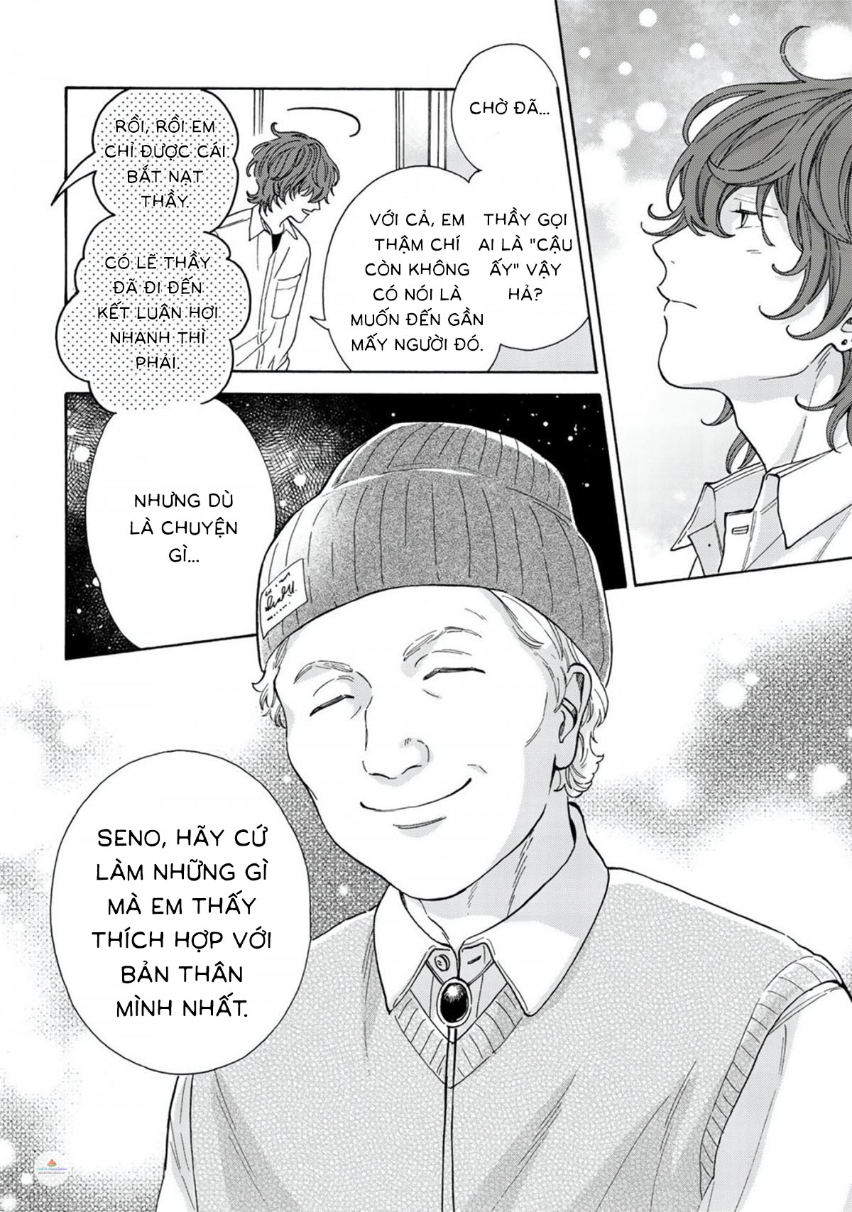 ngôi sao hạng nhất được vẽ bằng nụ hôn chapter 5 14