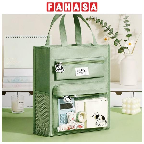 Túi Vải Học Thêm - 8008 - Gấu Xanh