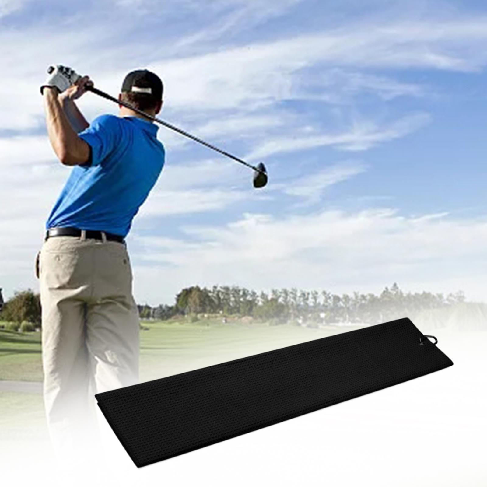 Golf Towel Golf Towel Waffle Pattern Absorbent 40x60cm Quick Drying Golf Club Towel Golf Towel for Golf Bag for Golf Sports Fitness