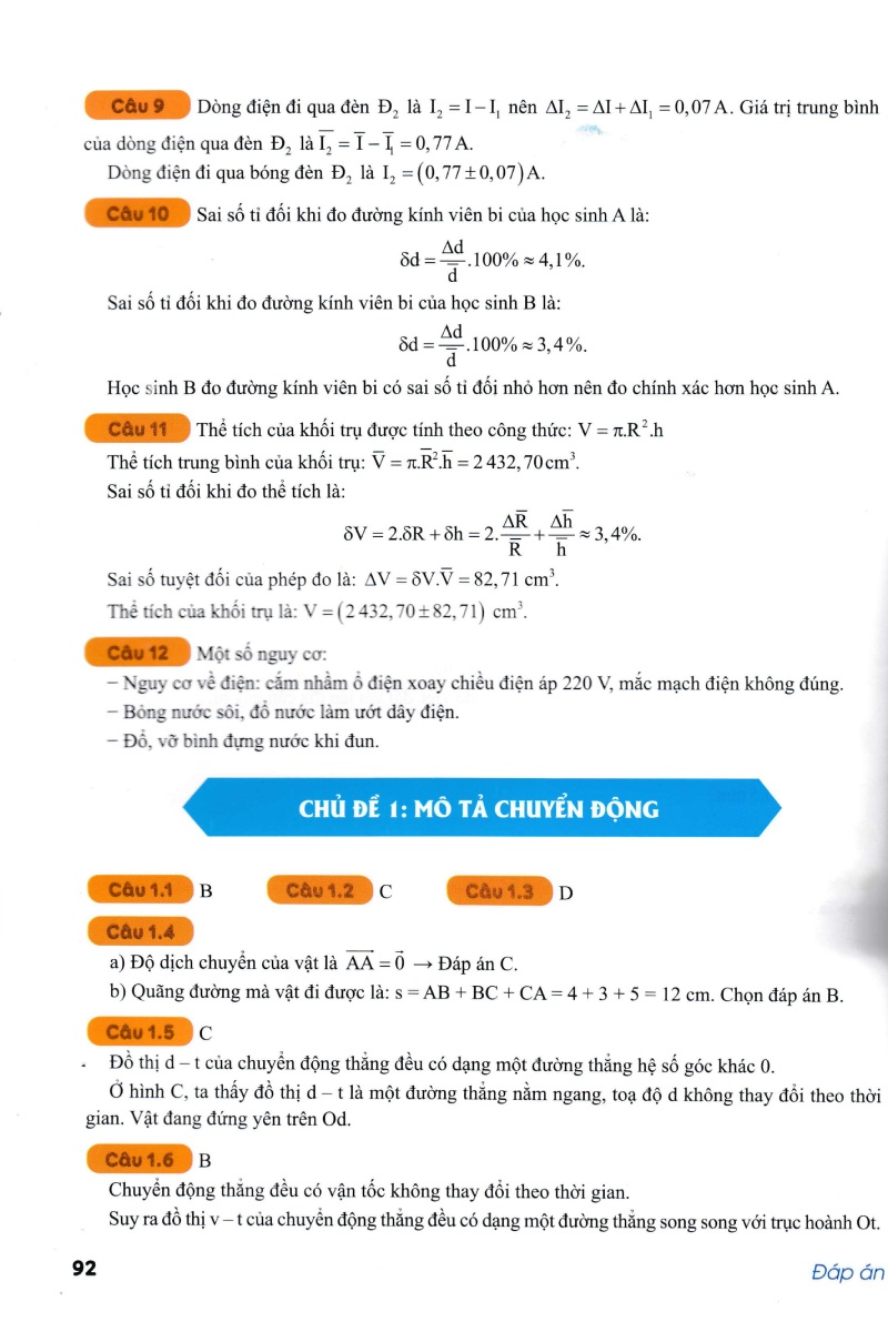 Trọng Tâm Kiến Thức Phân Loại Bài Tập Theo Chủ Đề Vật Lí 10 - ND