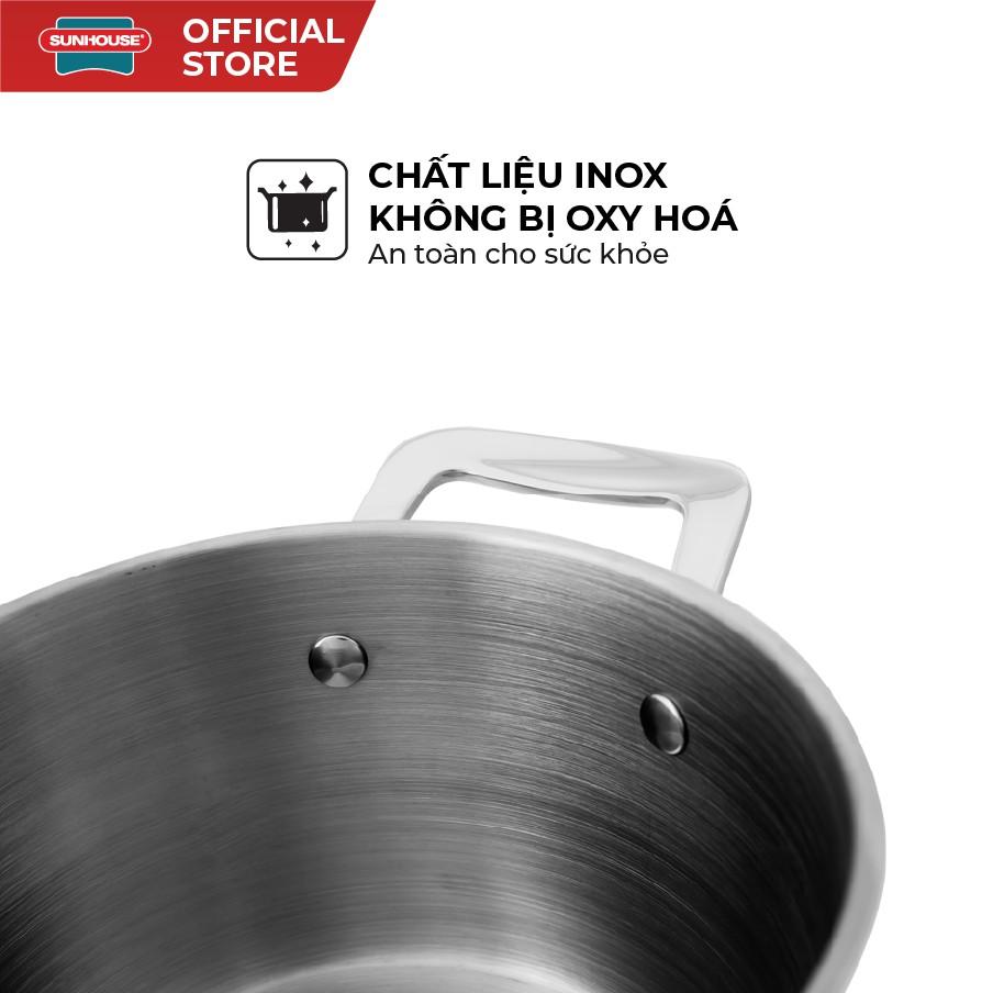 Bộ nồi inox 5 đáy Sunhouse SH779