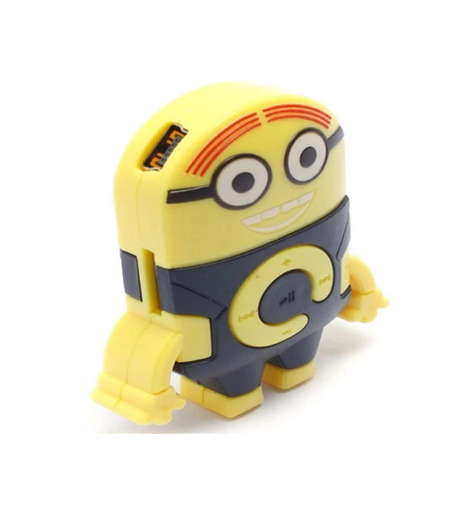 Máy Nghe nhạc Minion MP3  Có Kèm Tai nghe ( giao hàng mầu ngẫu nhiên )