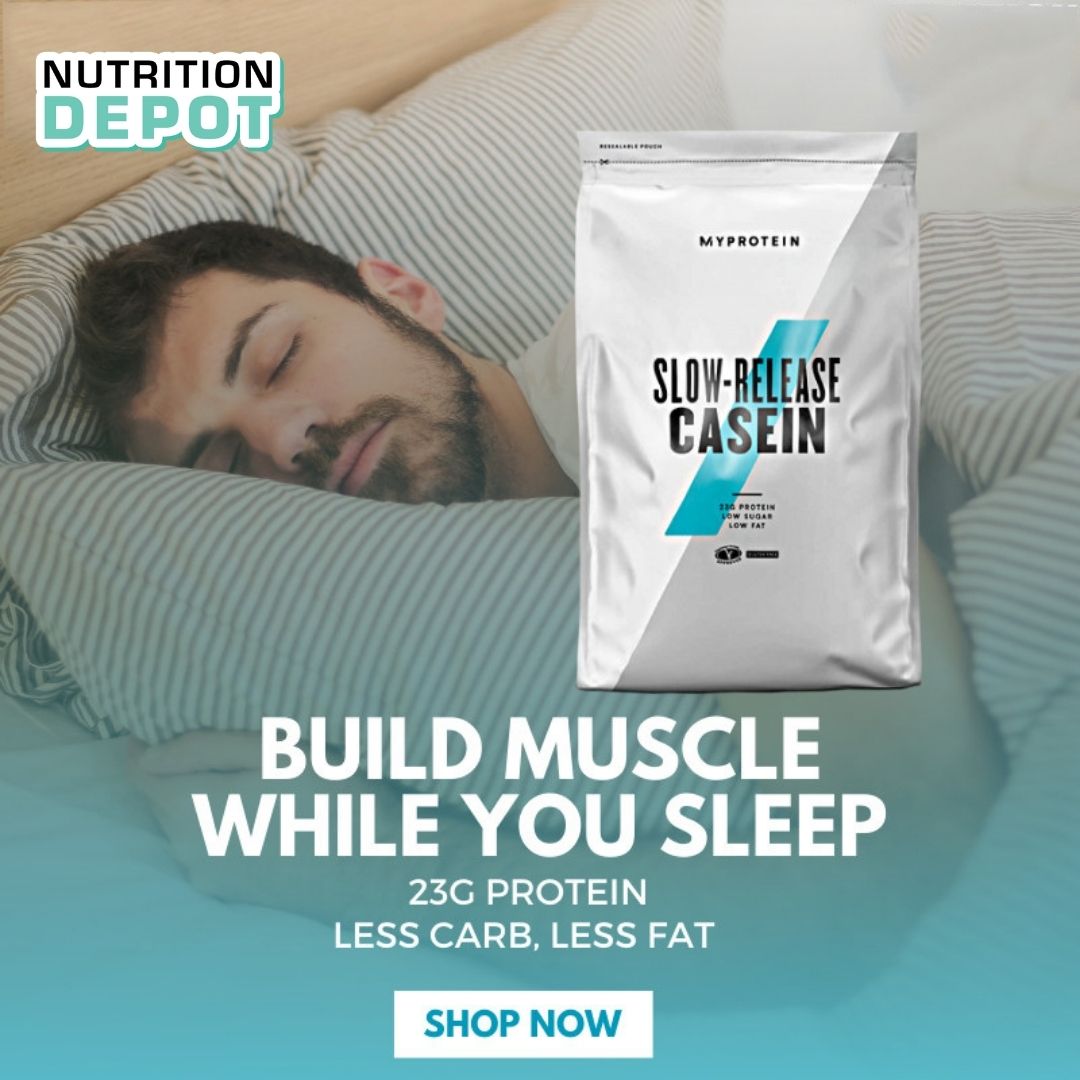 Thực phẩm bổ sung Slow Release Casein Myprotein - Hỗ trợ tăng cơ suốt đêm ngủ dài - Nutrition Depot VN