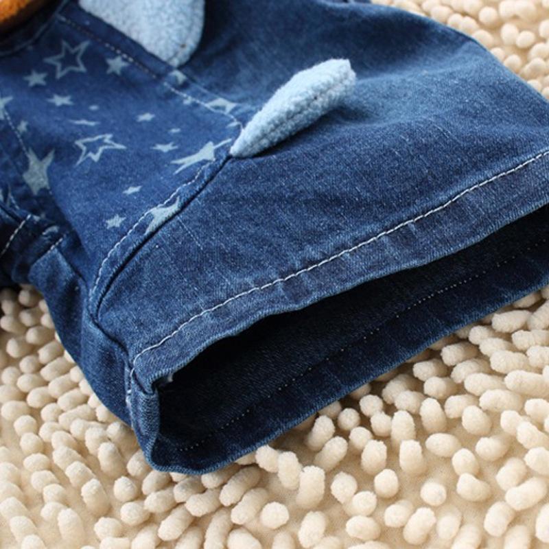 1 quần yếm denim ngắn thời trang mùa hè cho bé trai