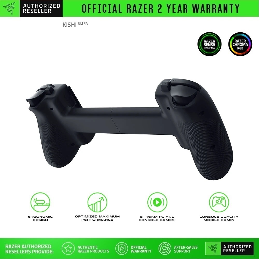 Tay cầm điện thoại Razer Kishi Ultra - USB C Gaming Controller for Android, iPhone, and iPad Mini_Mới, hàng chính hãng