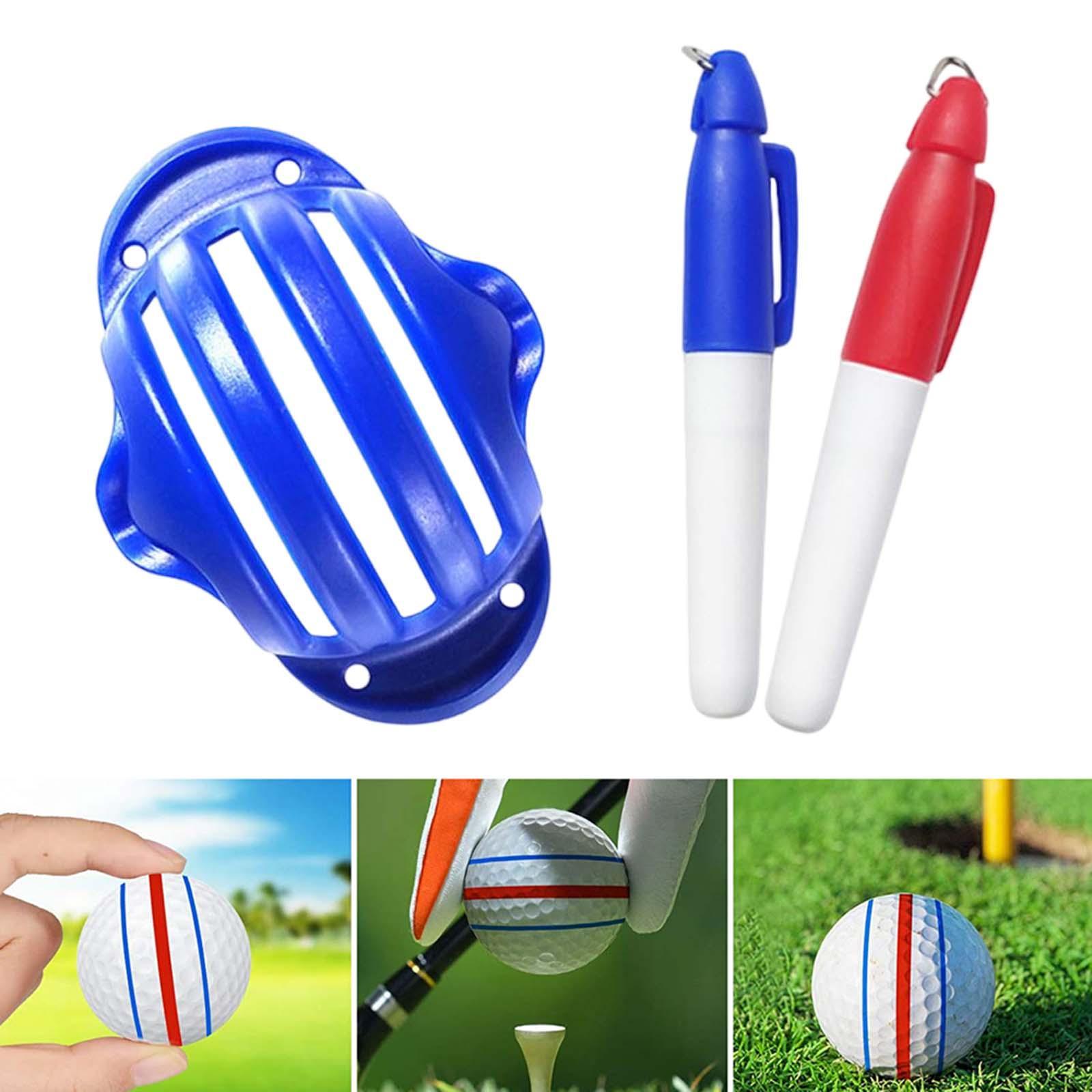 Golf Ball Alignment Tool Set, Liner Drawing Marking Drawing Stencil