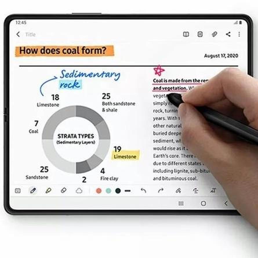 Máy stylus 3D Gấp Gọn Có Chức Năng Kích Hoạt Thông Minh Cho Samsung Galaxy Z Fold
