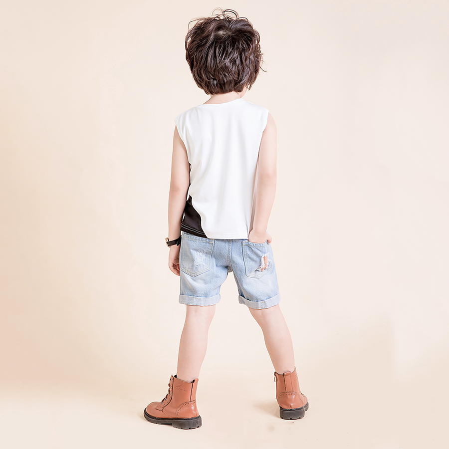 Áo thun phối gấu Sunshine Lovekids