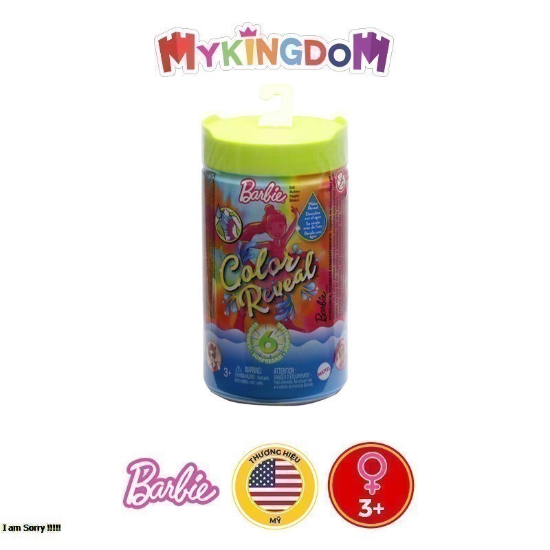 Đồ Chơi BARBIE Búp Bê Chelsea Đổi Màu - Phiên Bản Sắc Màu Neon HCC90