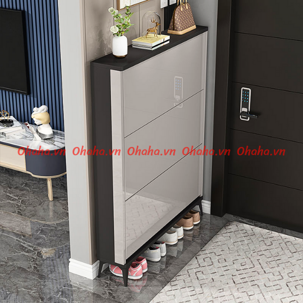 Tủ giày thông minh siêu mỏng cao cấp Ohaha - TGCC015