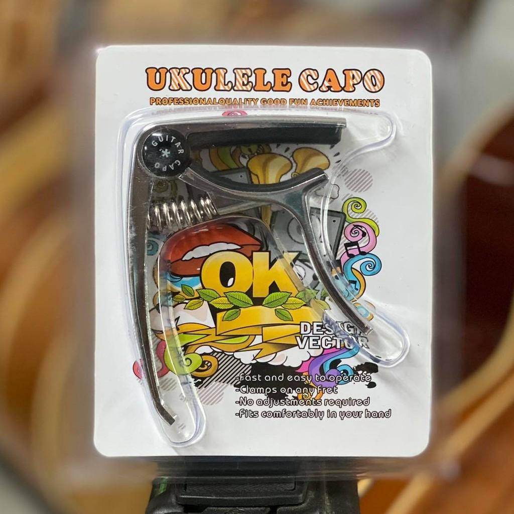 CAPO UKULELE ROCK MUSIC VÀNG GOLD / SILVER / HỒNG ROSE GOLD