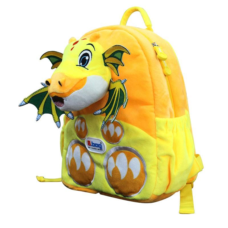 Balo B.bag mẫu giáo Cushy-Dragon Vàng cam dành cho bé 3-5 tuổi,trẻ mẫu giáo,đáng yêu,dễ thương B-12-103