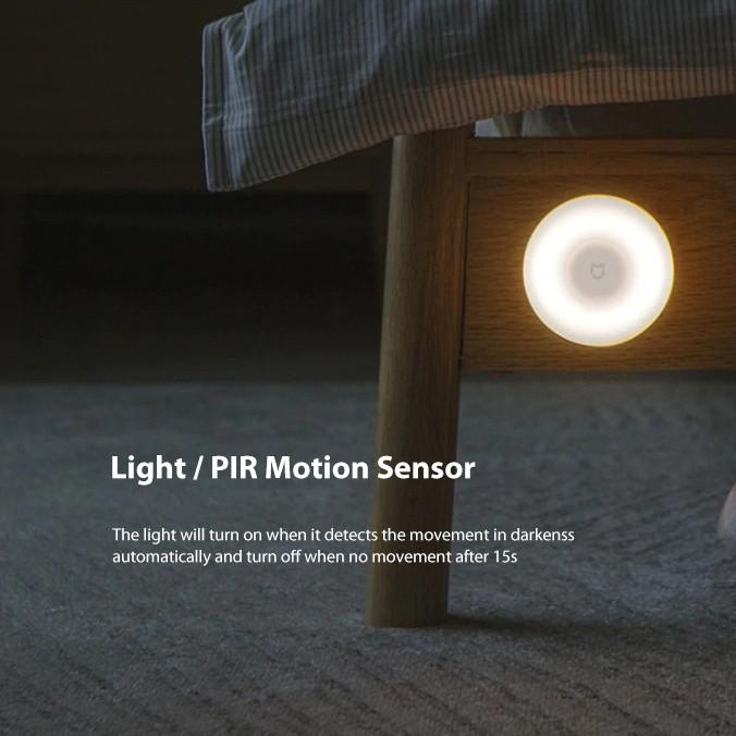 Xiaomi Mijia Đèn Ngủ Thế Hệ Thứ 2 Từ Tính Cảm Biến Hồng Ngoại Cơ Thể Có Thể Điều Chỉnh Xoay 360
