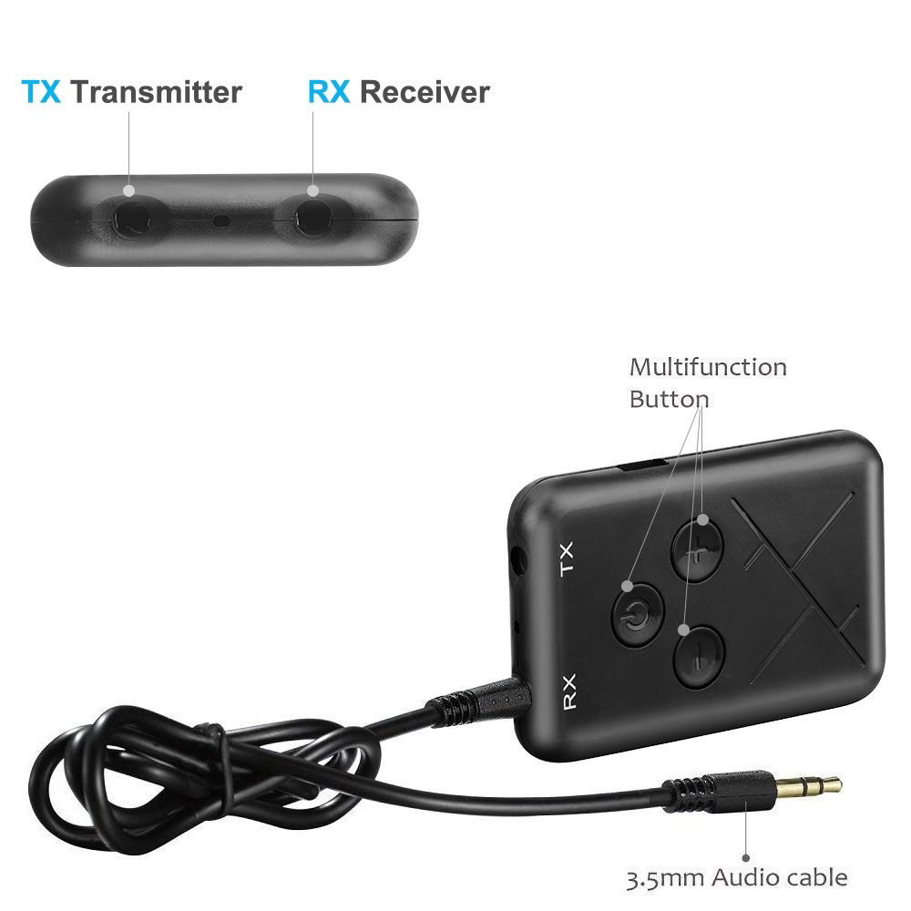 Bộ chuyển đổi KR-TX10 chuyển đổi âm thanh USB BT 2 trong 1