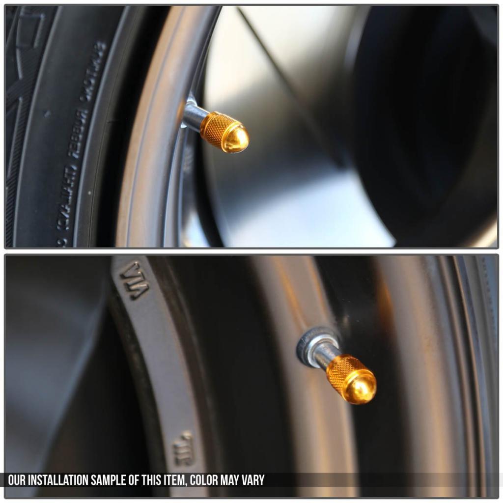 2x 4x Aluminum Style Rim Valve/Wheel Air
