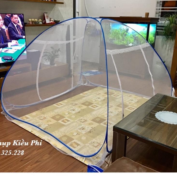 Màn chụp tự bung người lớn - mùng tự bung đỉnh chóp cao cấp 1m2 1m6 1m8 2m2 gấp gọn thông minh