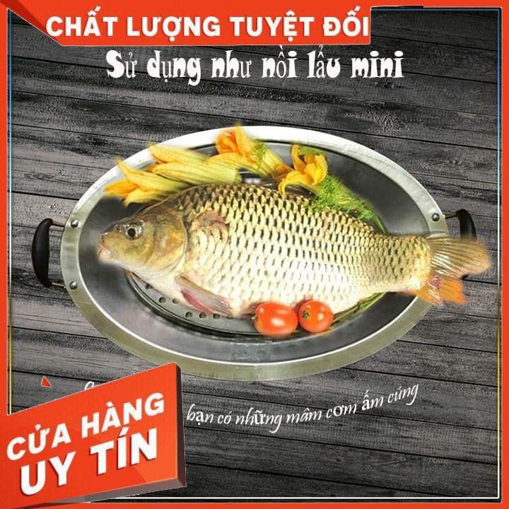 KHAY OM CÁ INOX- khay lẩu cá inox cao cấp