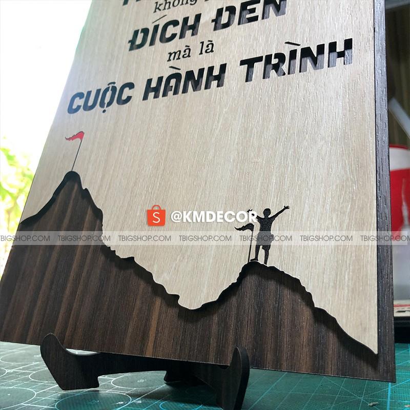 tạo động lực mẫu câu &quot;Thành công không phải đích đến mà là cuộc hành trình