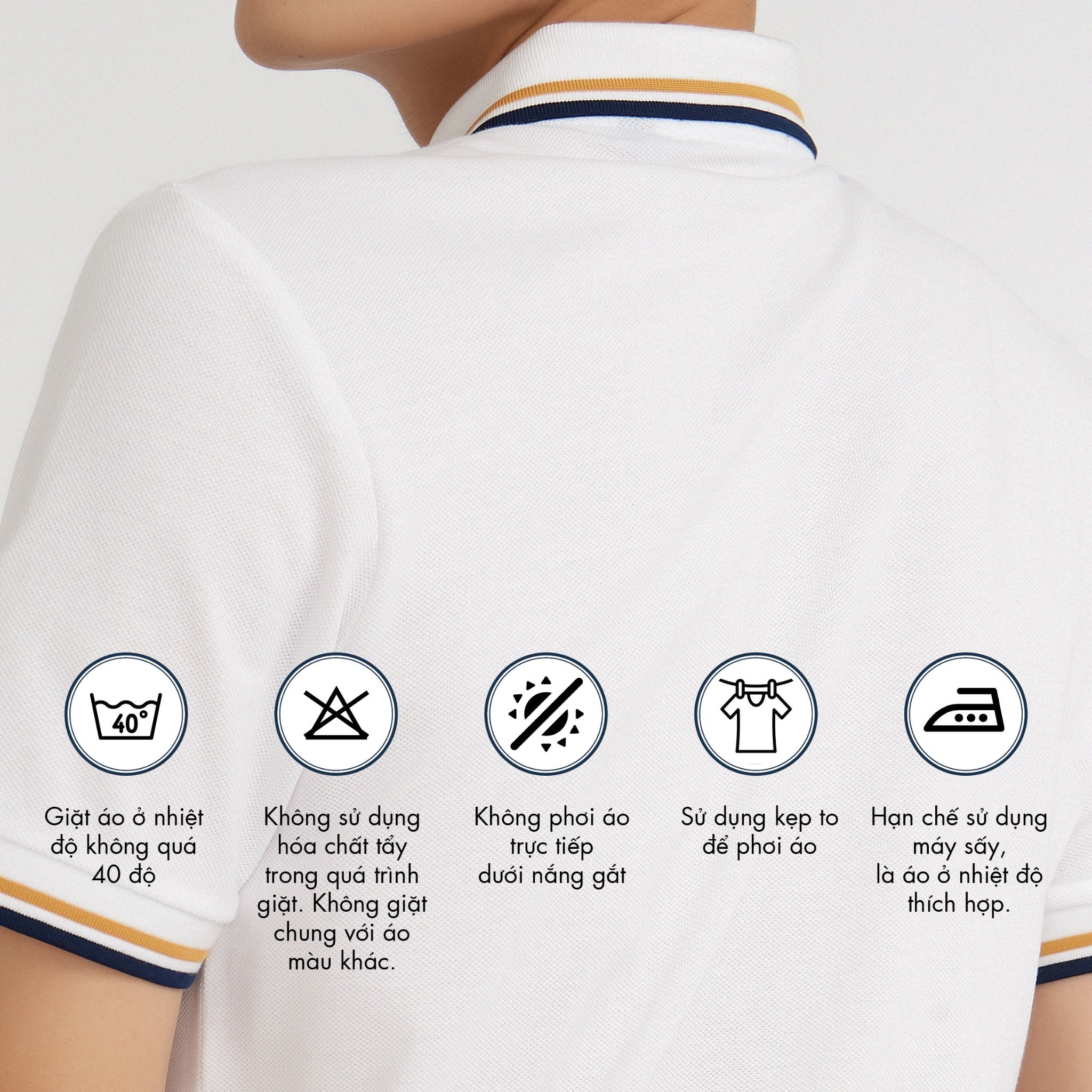 Áo Polo Nam Vải Cotton Cá Sấu Gai Cao Cấp BARRY - PM1233