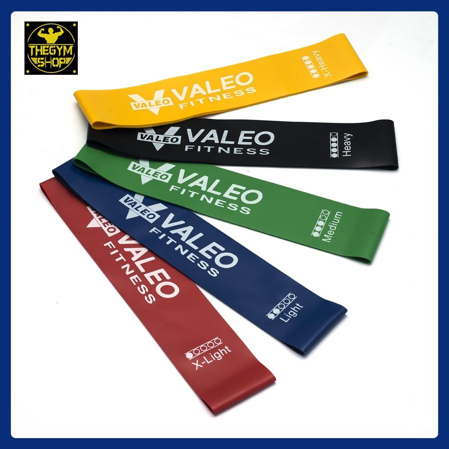 Dây kháng lực mini band Valeeo Fitness tập mông, dây kháng lực cao su tập gym resistance miniband